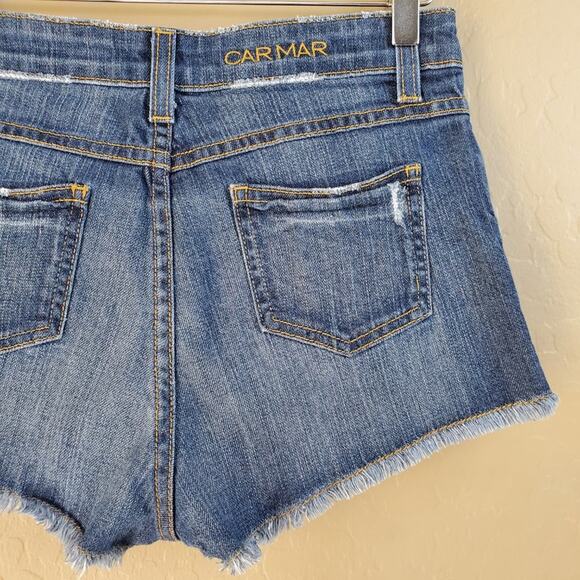 Carmar Cutoff Distressed Denim Shorts - Picture 7 of 9